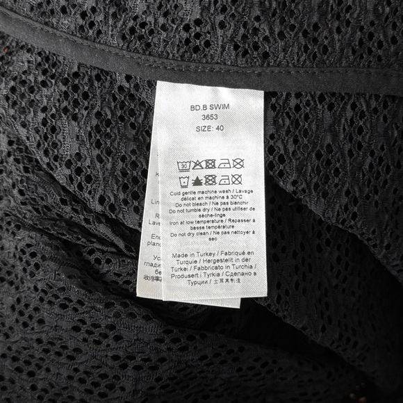 NWT GANNI Sheer Lace V-Neck Gold Butterfly Logo Clasp Sleeveless Maxi Dress L - Picture 12 of 13